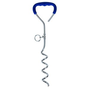 Aspen Pet Blue Easyturn 18-inch Dog Tie-Out Containment System