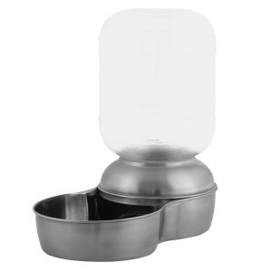 Petmate Stainless Steel Replendish Waterer 1-Gal